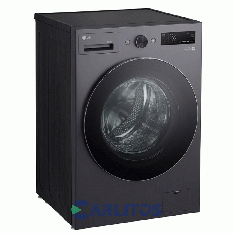 Lavasecarropa LG Inverter 15+8 Kg 1200 Rpm Gris Wd15egntspg