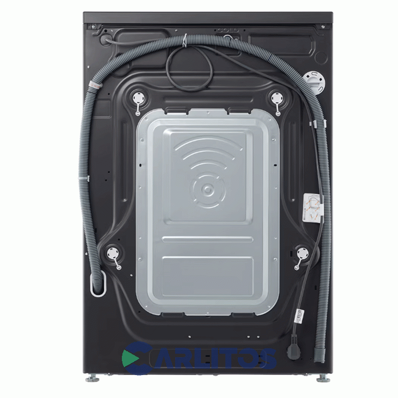 Lavasecarropa LG Inverter 15+8 Kg 1200 Rpm Gris Wd15egntspg