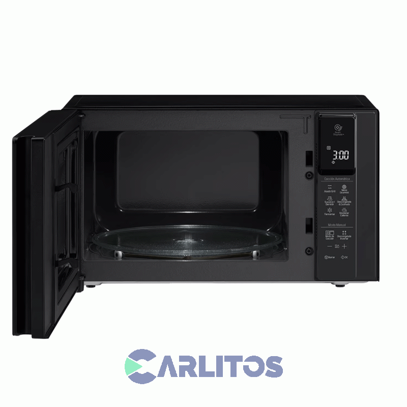 Microondas Con Grill Lg Digital Inverter 42 Litros Negro  Mh8298dir