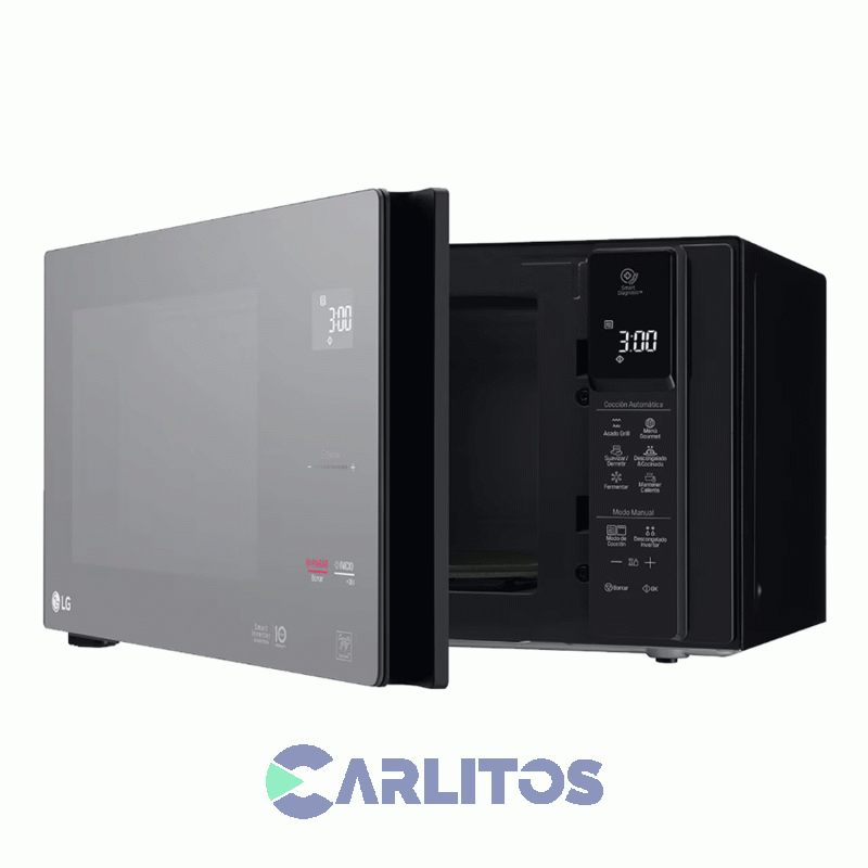 Microondas Con Grill Lg Digital Inverter 42 Litros Negro  Mh8298dir