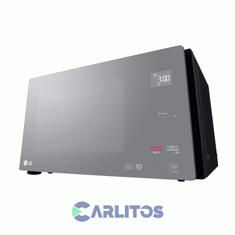 Microondas Con Grill Lg Digital Inverter 42 Litros Negro  Mh8298dir