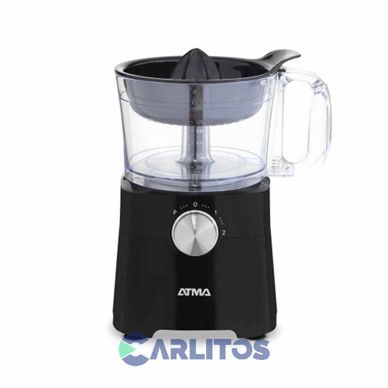 Multiprocesadora Con Licuadora Atma 650 Wts Lp8426nap Negra