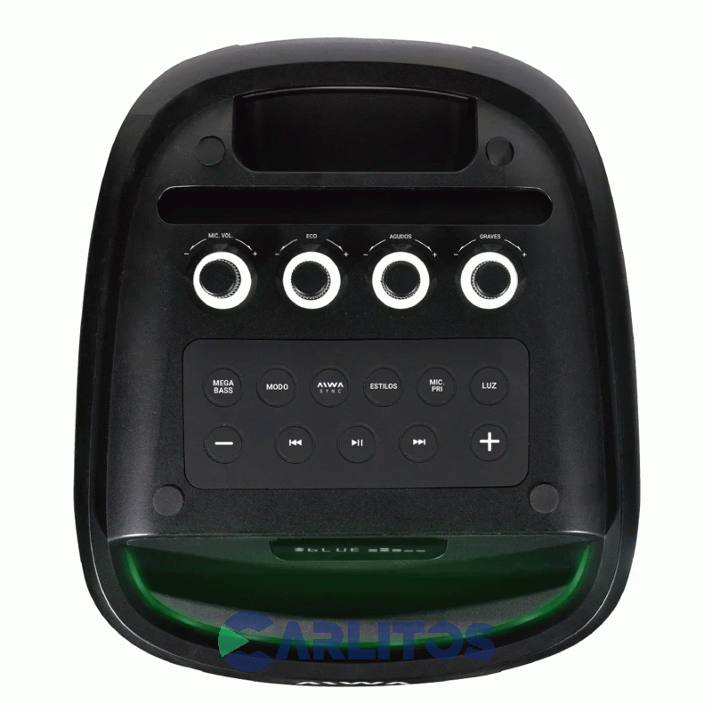 Parlante Torre Aiwa Con Bluetooth Y Batería 12000 Watts AIWA Aw-t406