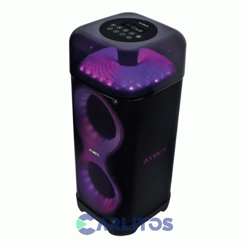 Parlante Torre Aiwa Con Bluetooth Y Batería 12000 Watts Aiwa Aw-t606