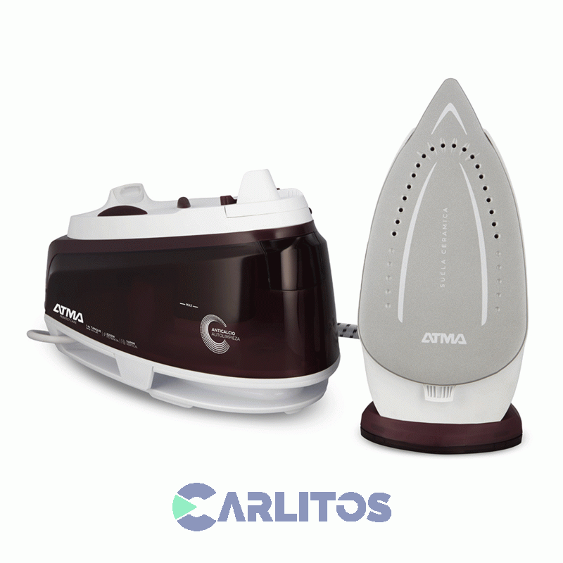 Plancha Con Generador De Vapor Atma 2400 Wts Epa2400pi