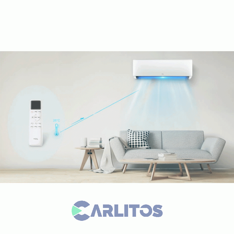 Aire Acondicionado Split Inverter Tcl 3400 Watts Frío/Calor Taca3400fcsd/tpro Inv3-f-sk