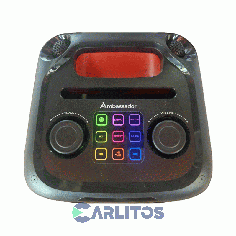 Parlante Portátil Ambassador Con Bluetooth Y Batería 40 Watts Sh-8.2/40