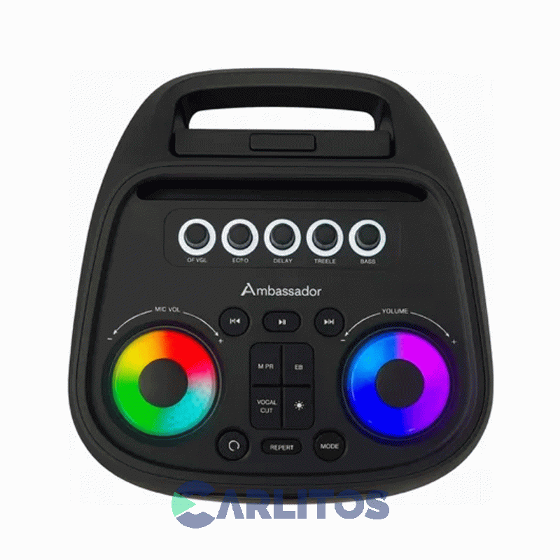 Parlante Torre Ambassador Con Bluetooth Y Bateria 100 Watts Sh-8.8.2/100