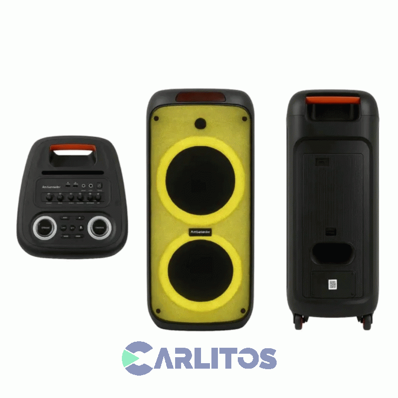 Parlante Torre Ambassador Con Bluetooth Y Bateria 120 Watts Sh-12.12.2/120b