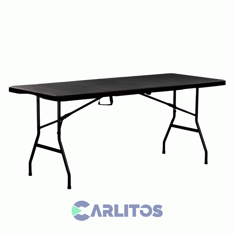 Mesa Plegable Outdoor Simil Ratan 1.80 Mts M180r