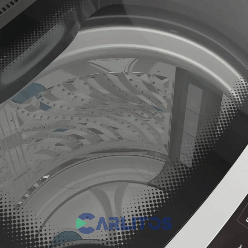 Lavarropa Carga Superior Whirlpool 10 KG 740 RPM Gris Ww10htb