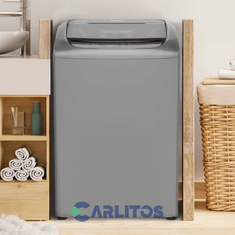 Lavarropa Carga Superior Whirlpool 10 KG 740 RPM Gris Ww10htb