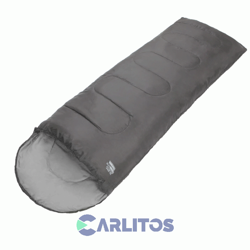 Bolsa De Dormir Rectangular Waterdog Inca 200dg Gris Oscuro