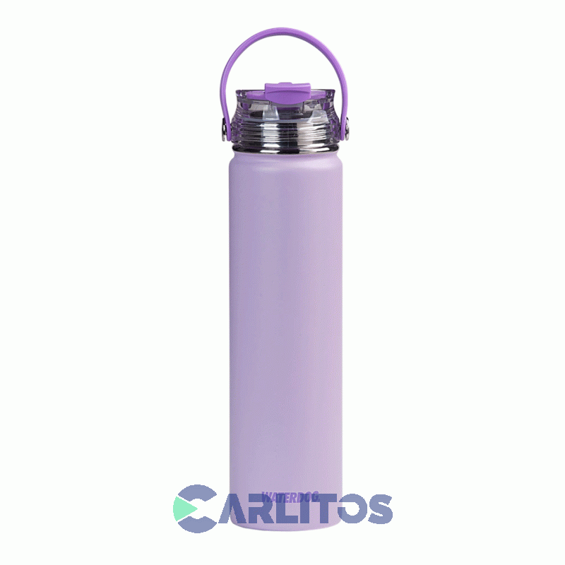 Botella De Acero Inoxidable Waterdog Akwa750ps Pink Stick