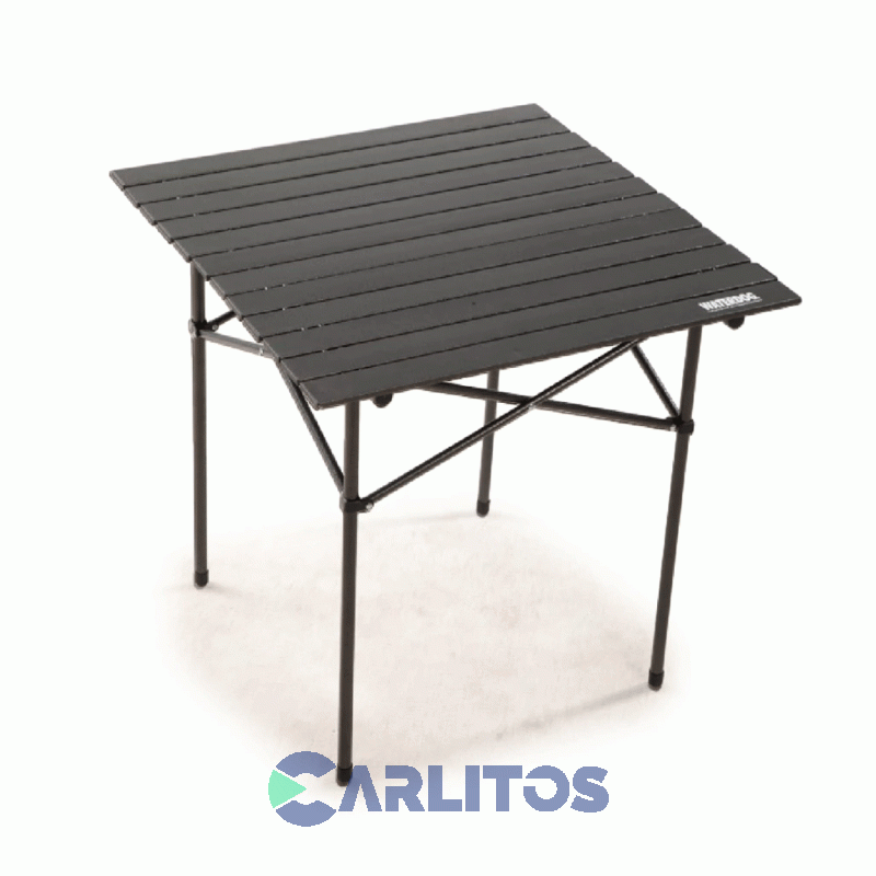 Mesa Plegable Multiuso Con Estructura De AluminioWaterdog Ta560 Negro