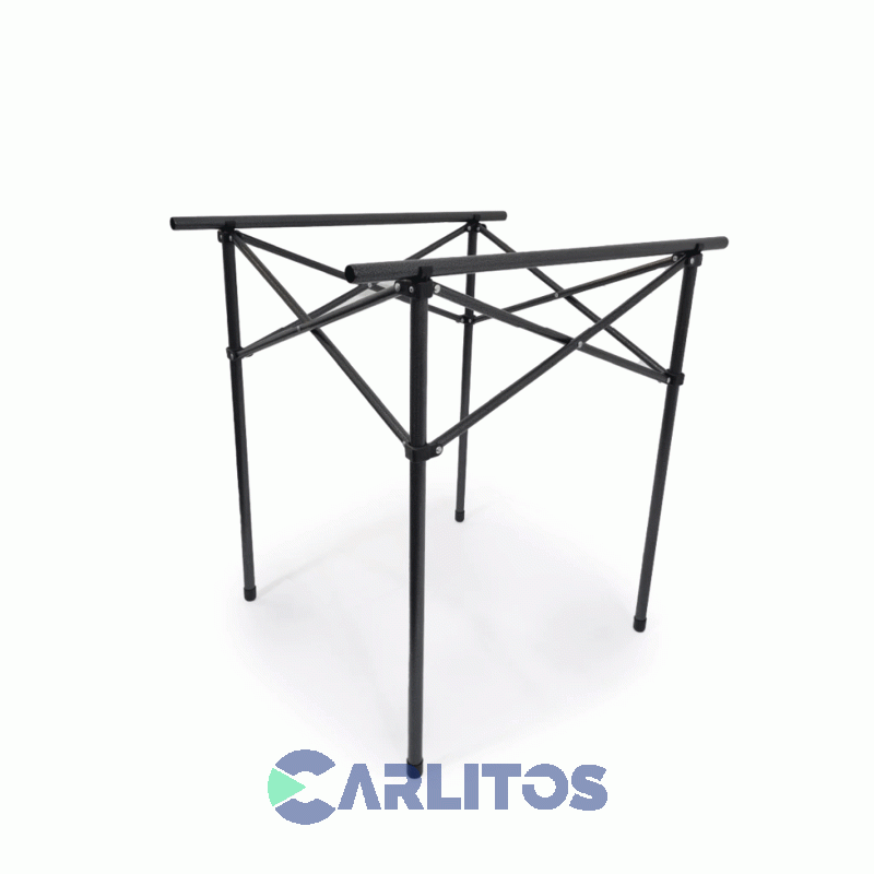 Mesa Plegable Multiuso Con Estructura De AluminioWaterdog Ta560 Negro