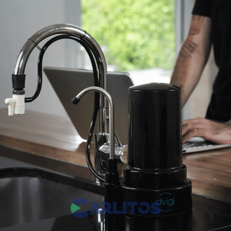 Purificador De Agua Mini Dvigi Dvgmn0109 Linea Compact Pure Negro