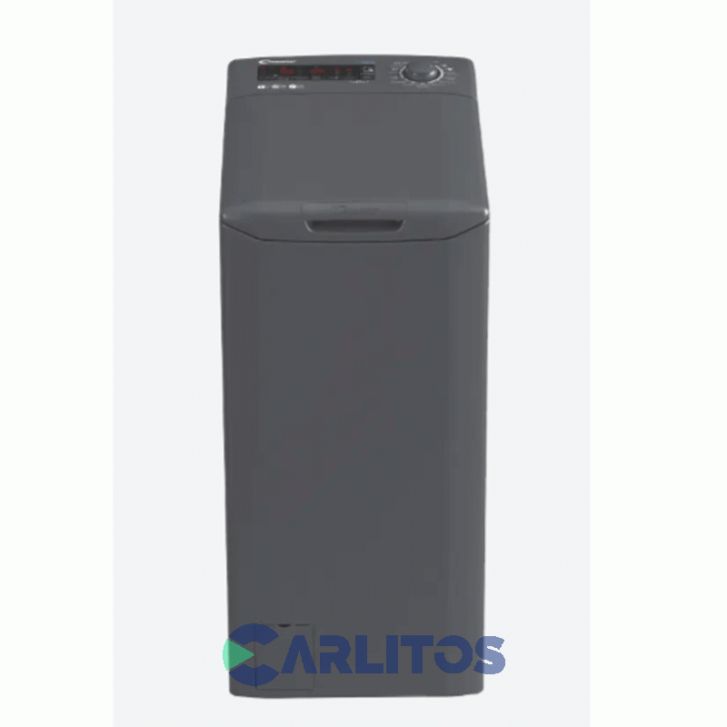 Lavarropa Carga Superior Inverter Candy 7 KG 1400 RPM Gris Cstg47tmrr4