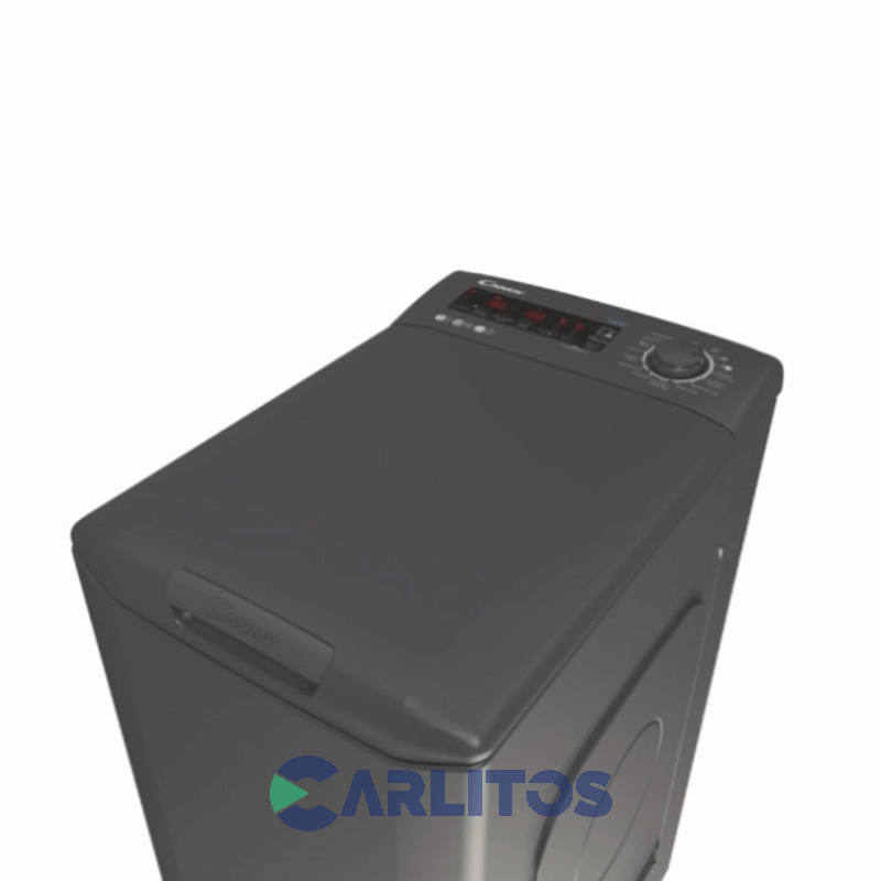 Lavarropa Carga Superior Inverter Candy 7 KG 1400 RPM Gris Cstg47tmrr4