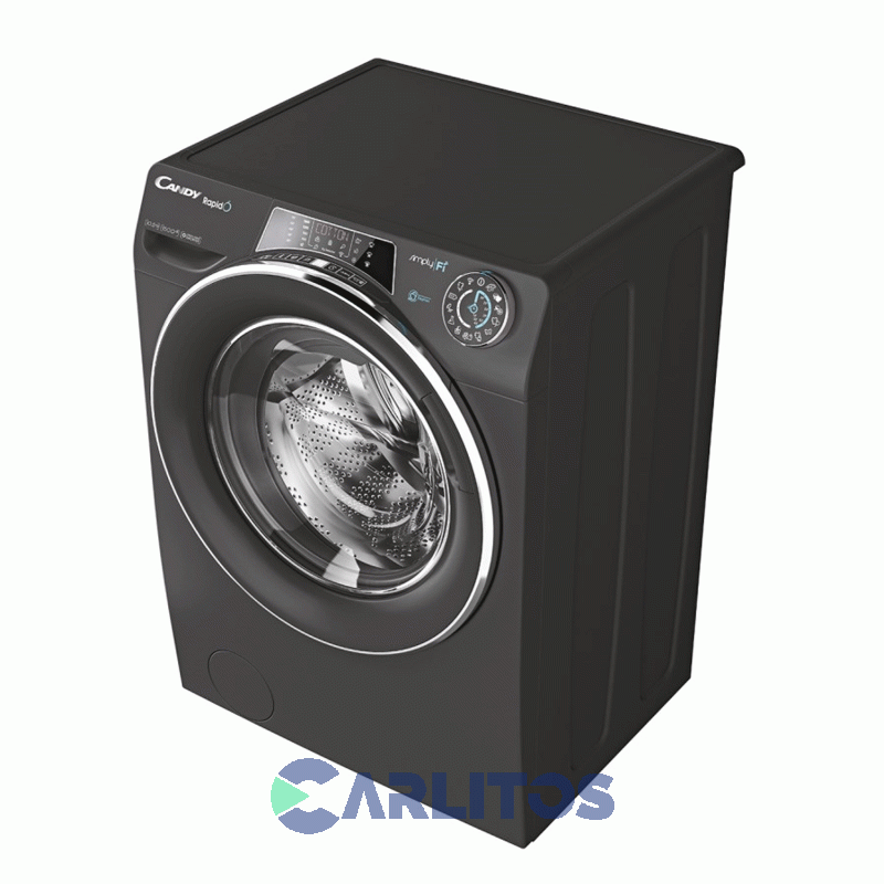 Lavarropa Carga Frontal Candy Inverter  10.5 KG 1500 Rpm Gris Ro151056dwhcr