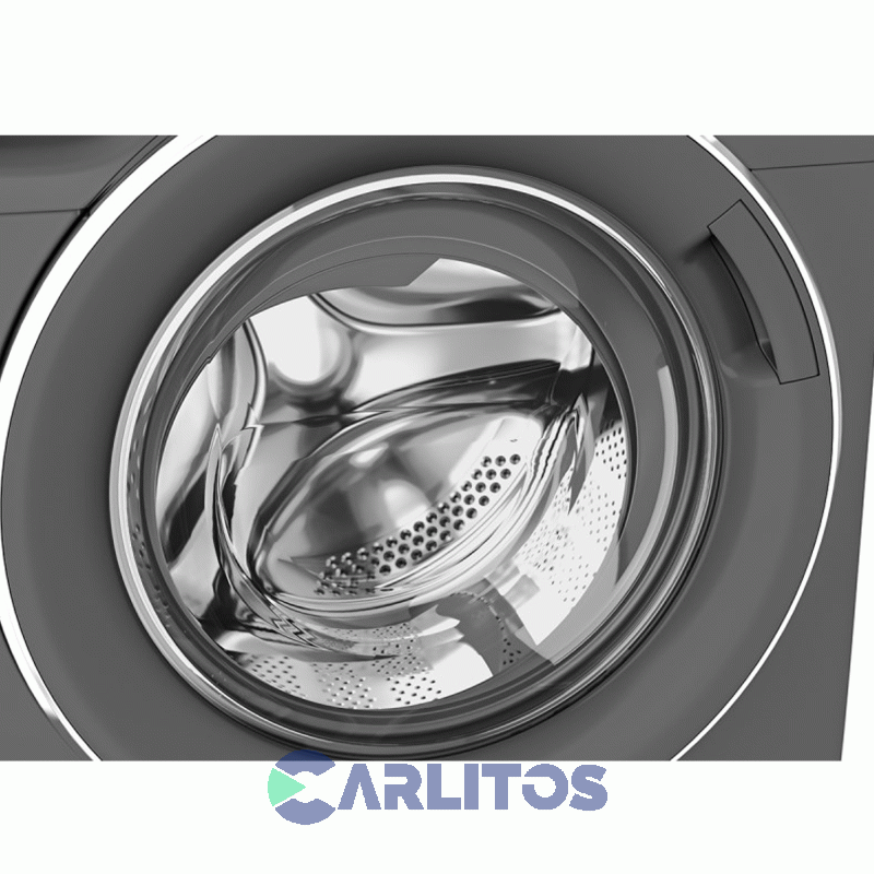 Lavarropa Carga Frontal Candy Inverter  10.5 KG 1500 Rpm Gris Ro151056dwhcr