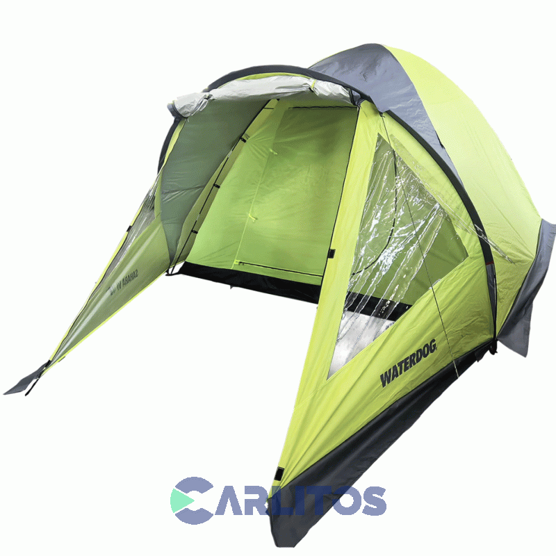 Carpa Iglu 4 Personas 1.95 X 3.10 X 1.30 Mts Waterdog Sahara IV