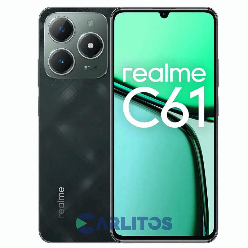 Celular Libre Realme C61-256GB Dark Moss Green