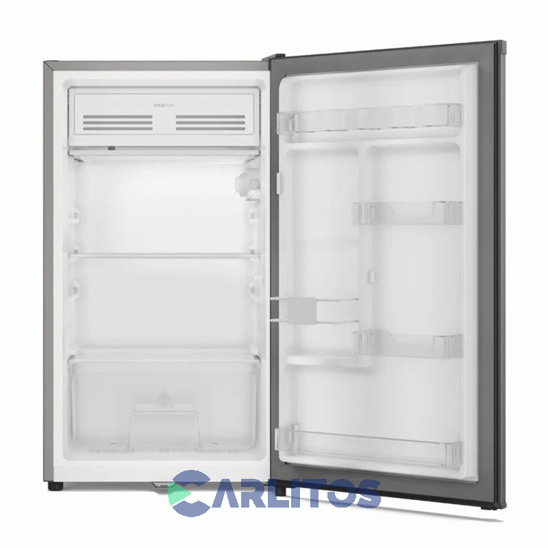 Heladera Bajo Mesada Gafa Con Congelador 90 Litros Plata Hgfm90p