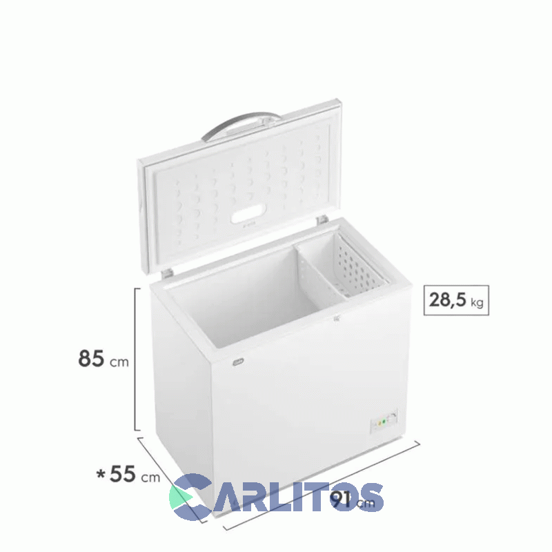 Freezer Horizontal Gafa 200 Litros Blanco Fghf200b-m