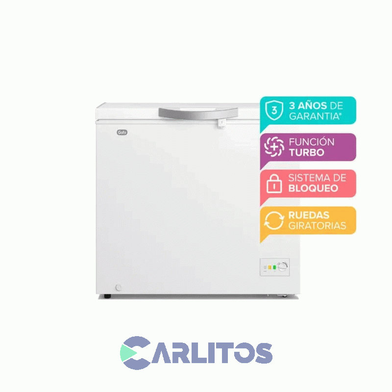 Freezer Horizontal Gafa 200 Litros Blanco Fghf200b-m