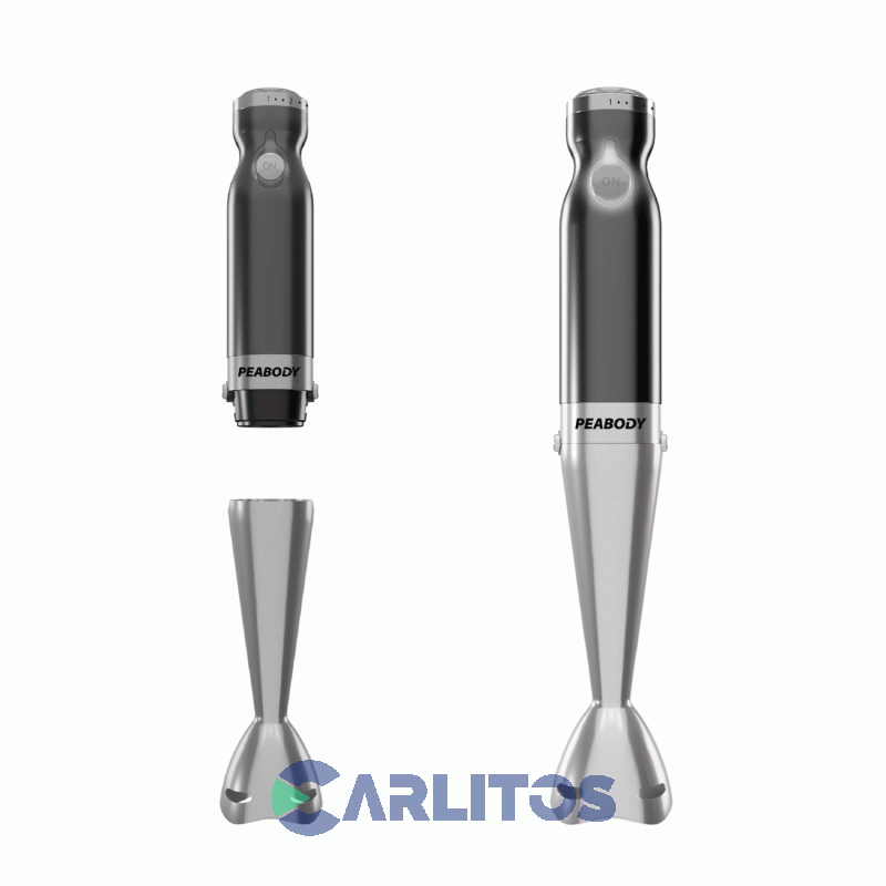 Minipimer Varilla Metal Peabody 1000 Wts Pe-lma328dm Gris Metalizado