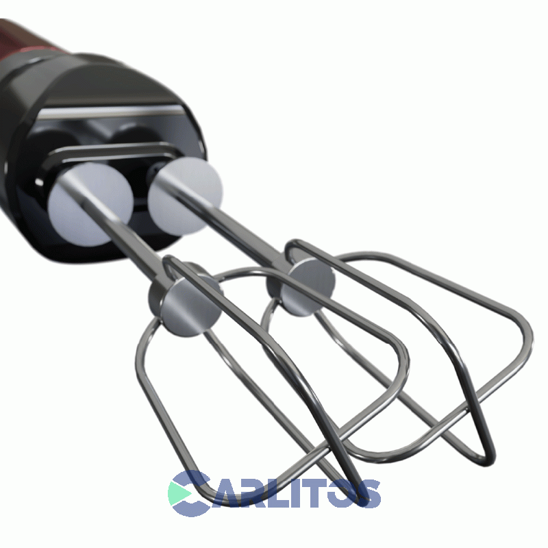 Minipimer Varilla Metal Peabody 1000 Wts Pe-lma328rm Rojo Metalizado