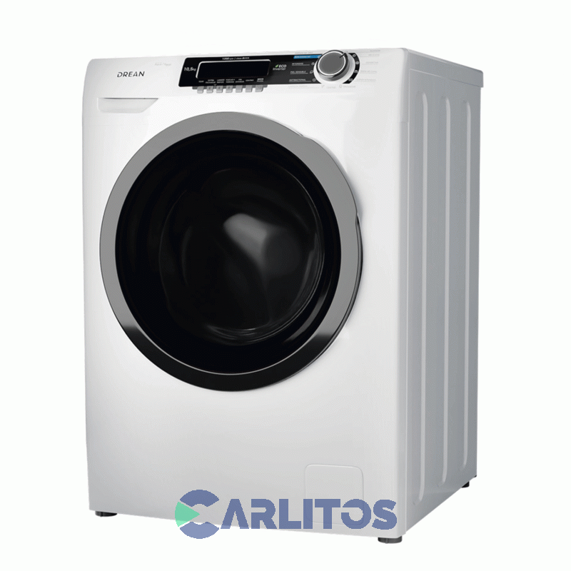 Lavarropa Carga Frontal Drean Inverter 10,5 KG - 1200 Rpm Blanco Lcfdr1012sb0