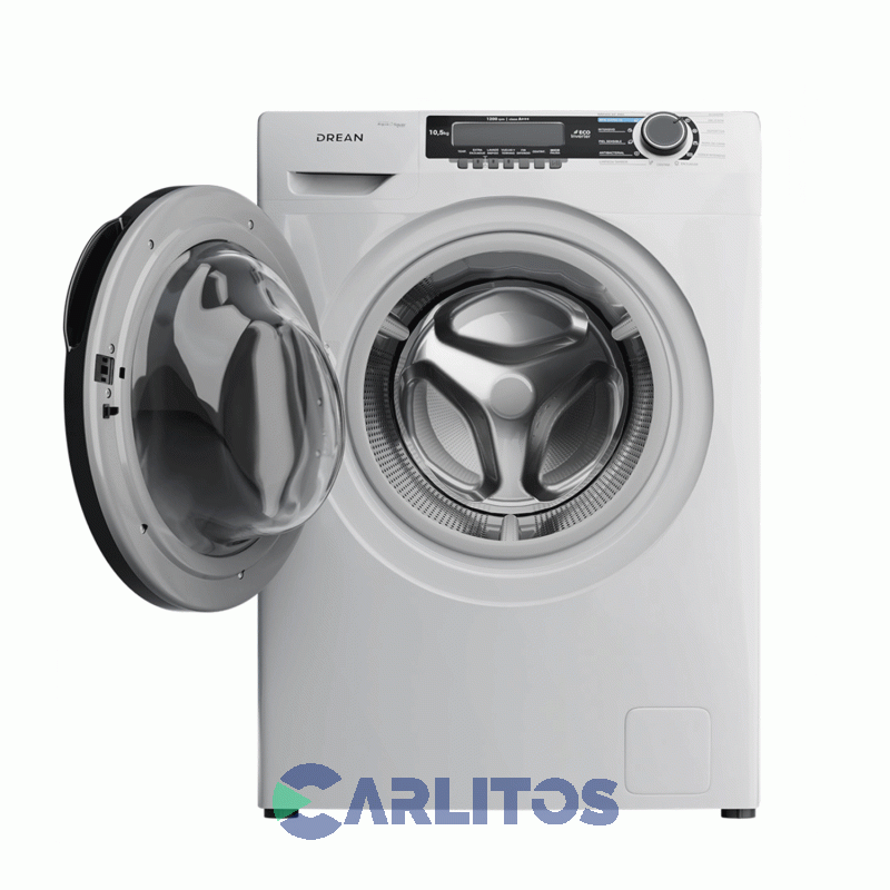 Lavarropa Carga Frontal Drean Inverter 10,5 KG - 1200 Rpm Blanco Lcfdr1012sb0