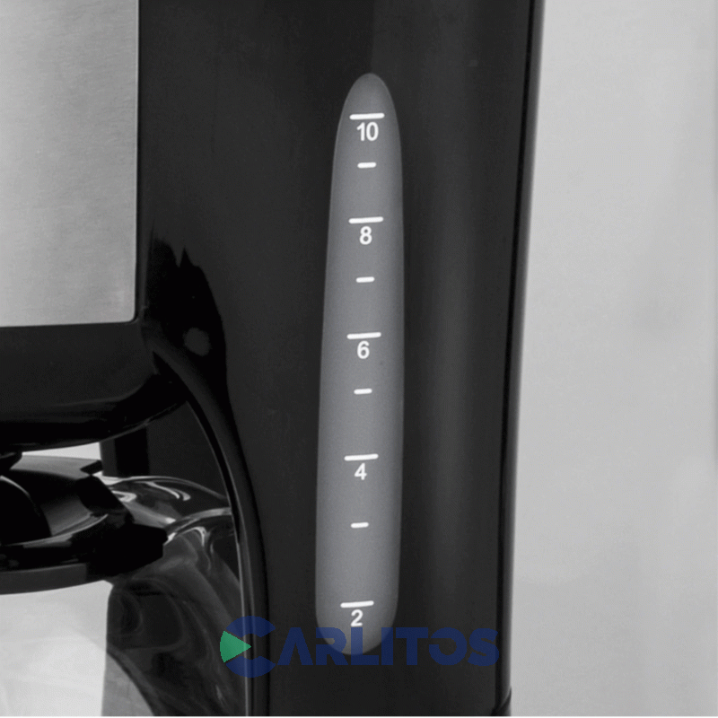 Cafetera Ultracomb Con Jarra De Vidrio Color Acero Inoxidable Ca2208