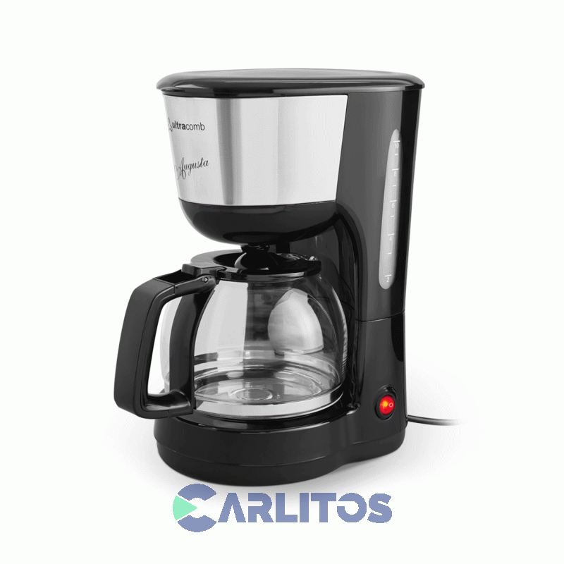 Cafetera Ultracomb Con Jarra De Vidrio Color Acero Inoxidable Ca2208