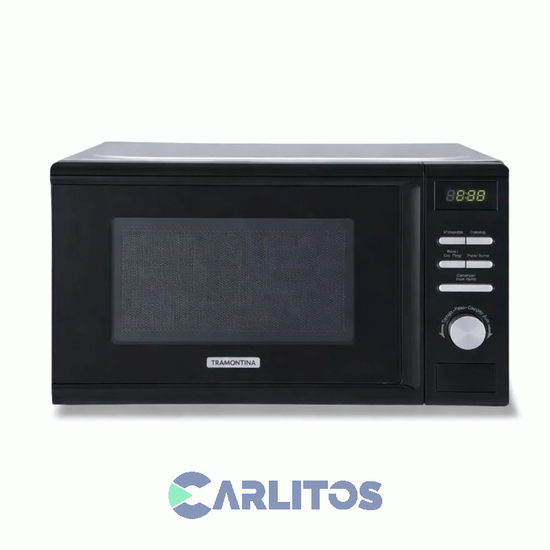 Microondas Digital Tramontina 20 Litros Negro Glass Cook Mcdi