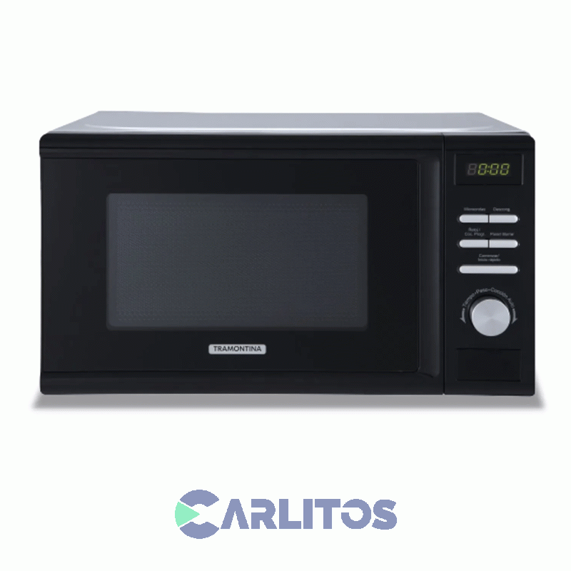 Microondas Digital Tramontina 20 Litros Negro Glass Cook Mcdi
