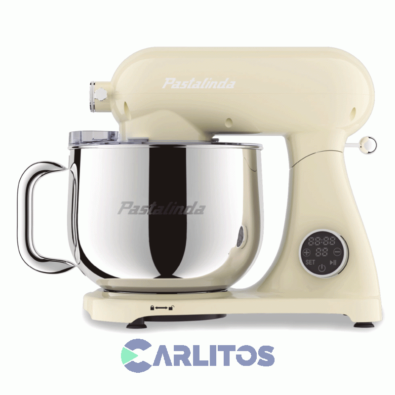 Batidora De Pie Planetaria Pastalinda 1200 Watts Sm-1522ml Crema