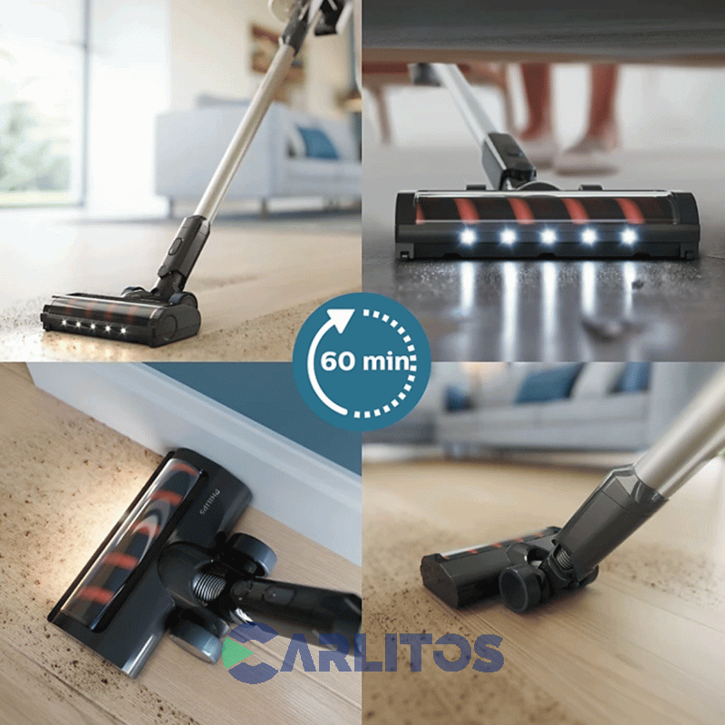 Aspiradora Trapeadora Inalambrica Philips Serie 3000 Xc3133/51 Misty Dawn