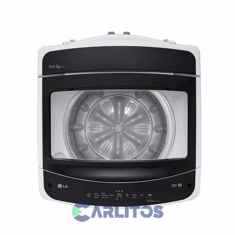 Lavarropa Carga Superior LG Inverter 10.5 KG 720 RPM Blanco Wt11wvtb