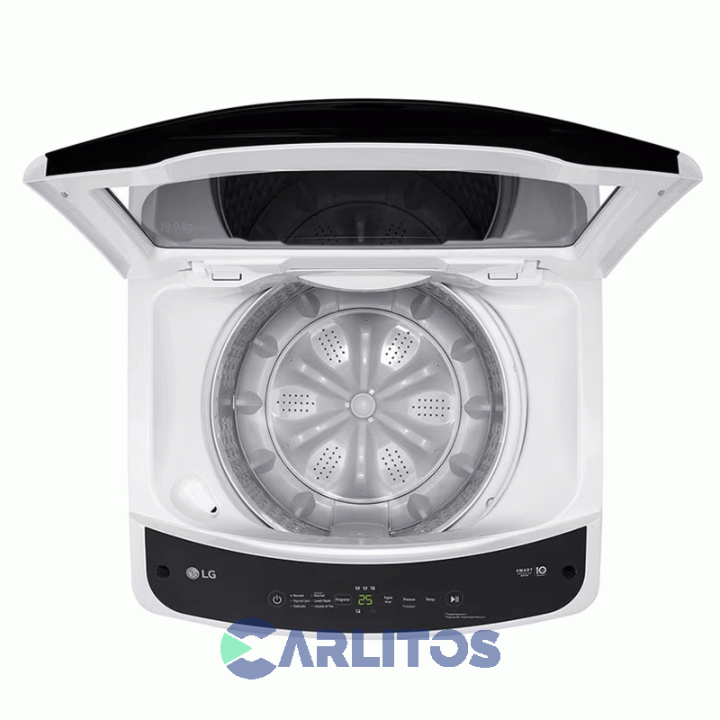 Lavarropa Carga Superior LG Inverter 10.5 KG 720 RPM Blanco Wt11wvtb
