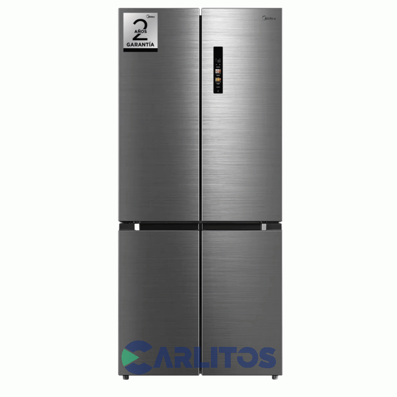 Heladera No Frost Multidoor Midea Inverter 475 Litros Acero Inoxidable Mdrm691fgf46ad