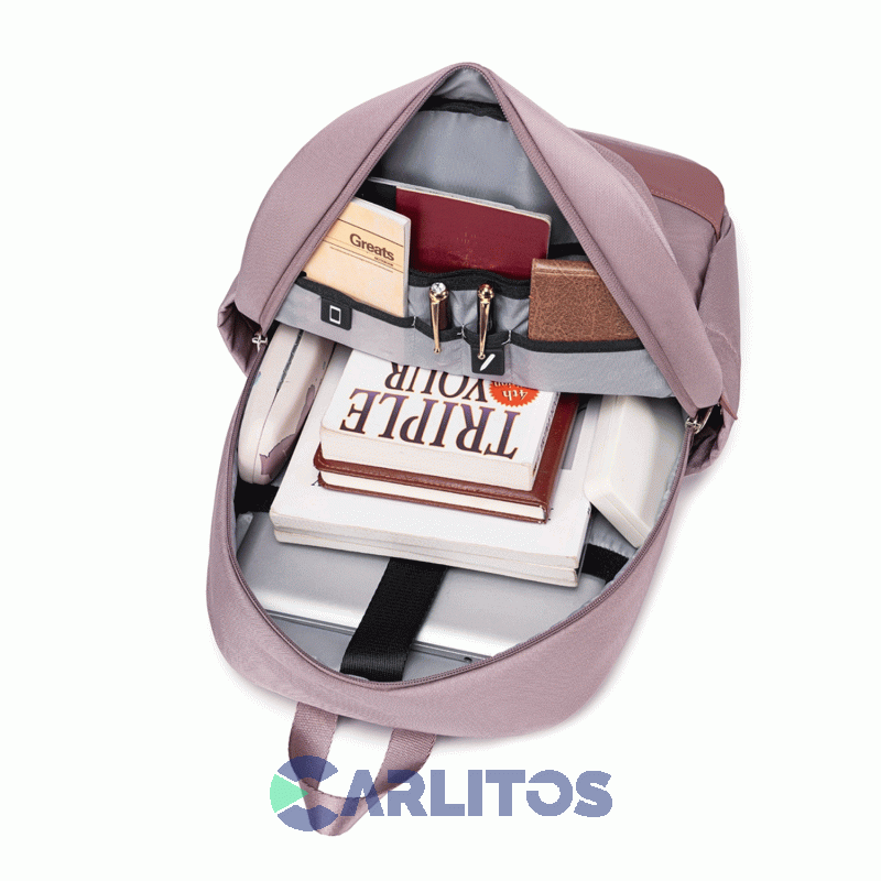 Mochila Portanotebook Linea Pixel Primicia 44009-00-25 Rosa