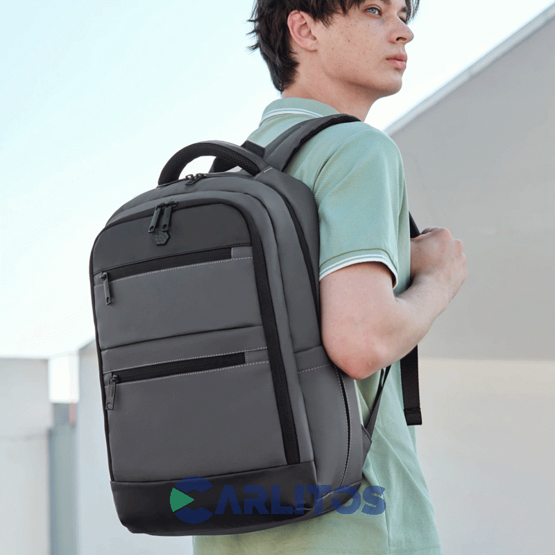 Mochila Portanotebook Linea Pulse Primicia 44010-00-10 Gris