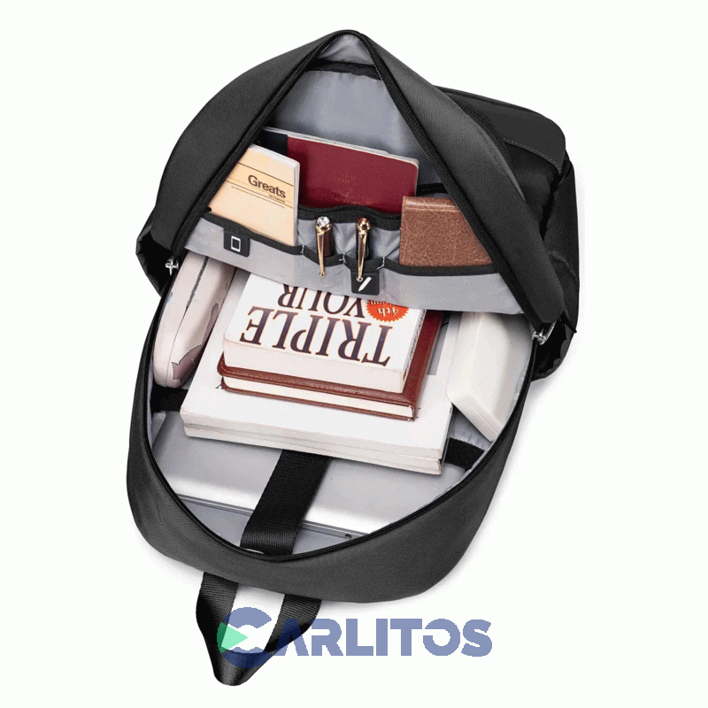 Mochila Portanotebook Línea Pixel Primicia 44009-00-19 Negro