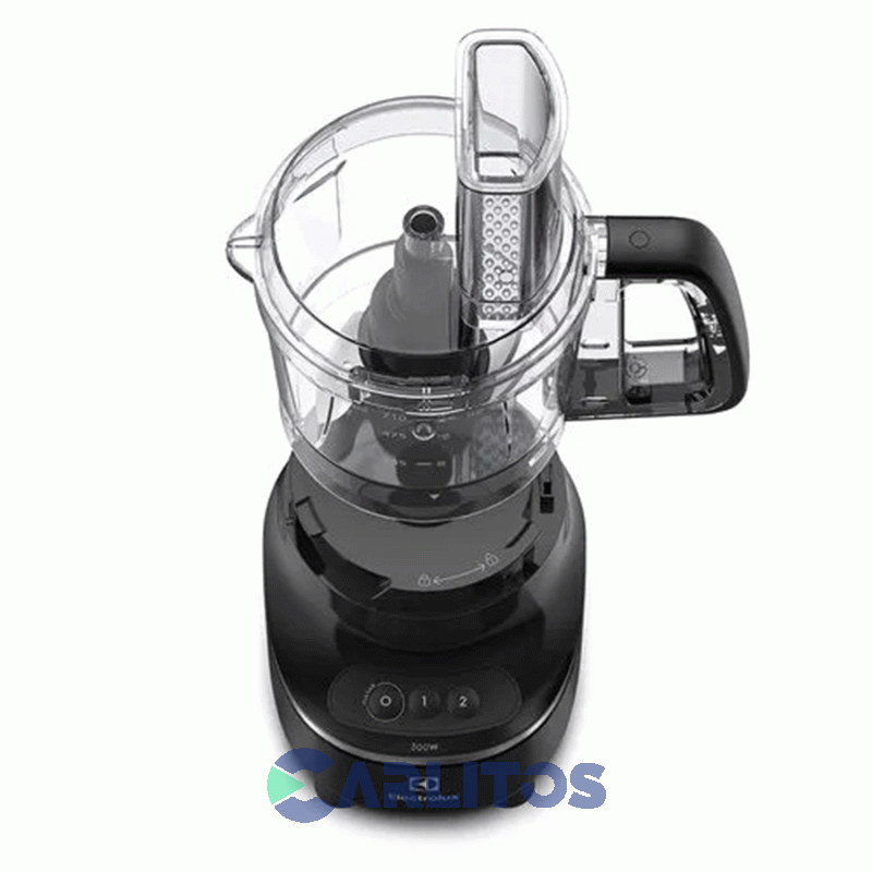 Multiprocesadora Electrolux 300 Watts 3 En 1 - 2 Vel Efp500 Negra