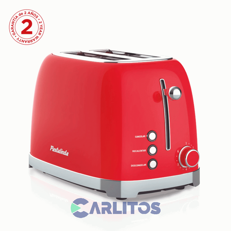 Tostadora Electrica Roja Pastalinda Wt-330c