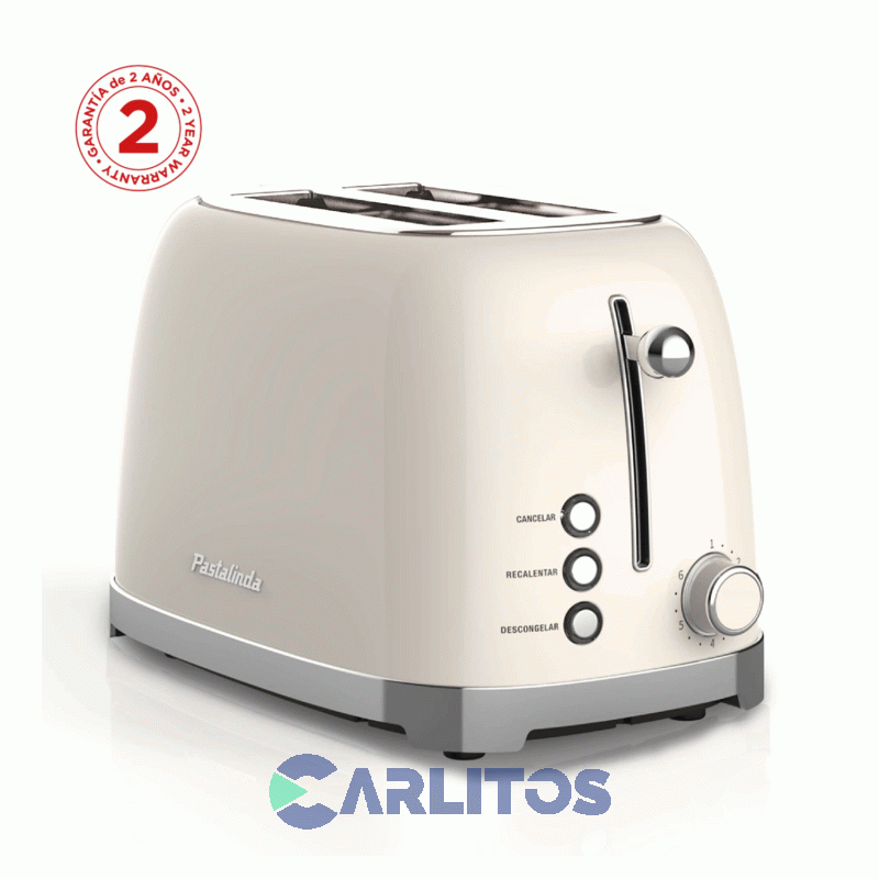 Tostadora Electrica Crema Pastalinda  Wt-330c