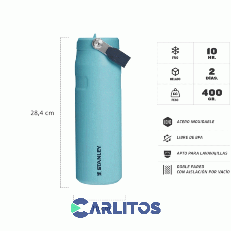 Botella Termica Stanley Aerolight Flip Straw Agave 710 Ml